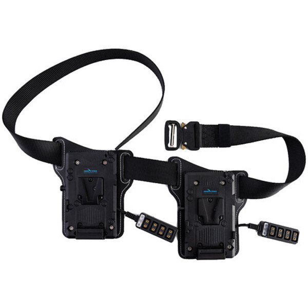 IndiPRO Tools Dual V-Mount Battery Belt with 10 x D-Tap Outputs