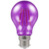 LED Filament Harlequin GLS 4.5W 240V BC Purple