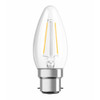 LED Filament Candle 2.5W (25W) B22d 2700K Clear Ledvance