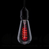 Prolite LED Squirrel Cage 240V 4W E27 Red Dimmable