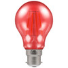 LED Filament Harlequin GLS 4.5W 240V BC Red