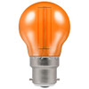 LED Round 45mm BC 4.5W (25W) Orange Harlequin