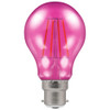 LED Filament Harlequin GLS 4.5W 240V BC Pink