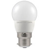 Crompton LED 45mm Round Thermal Plastic 5W B22d Very Warm White Opal Dimmable