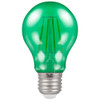 LED Filament Harlequin GLS 4.5W 240V ES Green