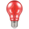LED Filament Harlequin GLS 4.5W 240V ES Red