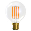 BEL 80mm LED Globe 240V 4W (40W) B22d Clear Dimmable