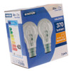 28W Halogen GLS BC Clear Twin Pack