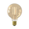 Calex LED Gold 95mm Globe 240V 4.5W (40W eq.) E27 2100K Dimmable