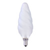 Candle 230V 60W SES Twisted 50mm Frosted