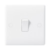 BG Nexus Moulded White Round Edge 10A 1 Gang 2 Way Switch