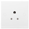 BG Nexus 929 Moulded White Square Edge 5A - 1 gang, unswitched socket, round pin