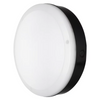 10W LED Surface Mounted 250mm Bulkhead Cool White IP65 in Black