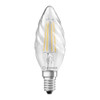 LED Classic Filament Twisted Candle 4W (40W eqv.) E14 2700K Clear Ledvance
