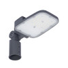 LED Streetlight RV20ST 45W 6075lm 740 4000K Asymmetrical 58x160Deg IP66 in Grey