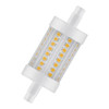 LED R7s 7.3W (60W eq.) 2700K 78mm Clear Ledvance