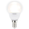 Toshiba LED Dimmable 45mm Round 4.5W E14 Opal Very Warm White