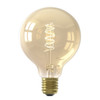 Calex LED Filament 95mm Globe 5.5W (40W eqv.) ES Gold 2100K Dimmable