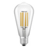Ultra Efficient LED ST64 Lamp 4W (60W eq.) Warm White E27 Clear