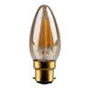 LED 35mm Candle 4W (31W eqv.) BC 2500K 220-240V Gold Kosnic