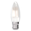 LED Filament Candle 3.3W (40W eqv.) BC Opal 2700K Dimmable