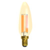 LED Vintage Candle 3.3W (35W eqv.) SES Gold 2200K BEL