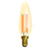 LED Vintage Candle 3.3W (35W eqv.) SES Gold 2200K Dimmable