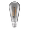 Wifi LED Filament ST64 Lamp 6W (44W eqv.) E27 2500K Smoked Dim