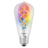 Wifi LED Filament ST64 Lamp 4.5W (30W eqv.) E27 RGB Clear Dim