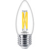 Philips LED Candle 3.4W (40W) ES Clear CRi90 2700K-2200K DimTone