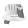 LED Recessed Spotlight 8W 2700K CRi90 36 Degrees IP44 in White Dim