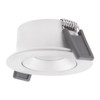 LED Recessed Adjustable Spotlight 4W 2700K CRi90 36Deg in White Dim