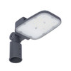 LED Streetlight RV20ST 30W 4050lm 740 Asymmetrical 58x160Deg IP66 in Grey