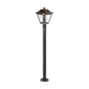 Gold E27 Endura Classic Alu 100cm Lantern Post IP44 220-240V (No Lamp)