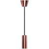 Copper Sylvania Metal E27 Pendant 220-240V IP20 (without bulb, max. 25W)
