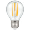 LED 45mm Round 4.2W (40W eq.) E27 Clear 2700K Dimmable Crompton