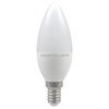 LED Thermal Plastic Candle 6.5W (60W eq.) SES 6500K Frosted Dimmable