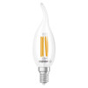 LED Bent Tipped Filament Candle 3.4W (40W eq.) E14 2700K Clear Dimmable