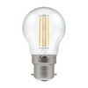 LED A-Class 45mm Round 2.2W (40W eq.) B22d Clear 3000K Crompton