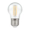 LED A-Class 45mm Round 2.2W (40W eq.) E27 Clear 3000K Crompton