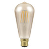 LED SR64 Squirrel Cage 4.5W (35W eq.) B22d Antique 2200K Dimmable