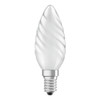 LED Twisted Candle 3.4W E14 2700K RA90 Frosted Dimmable