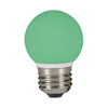 LED 45mm Round 1W E27 Green BELL