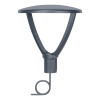 Grey LED Urban Lantern 59W 8200lm 3000/4000K IP66 with 7m Cable Asymmetric
