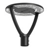 Black LED Urban Lantern 59W 8200lm 3000/4000K IP66 with 7m Cable Asymmetric