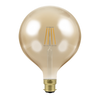 Crompton 7W LED Filament G125 Antique Bronze Globe 2200K B22d Dimmable