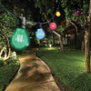 Outdoor Festoon String Kit with 12 LED 4W ToLedo GLS Red Green Blue Orange Sylvania