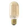 LED Spiral Filament Tubular Lamp 3.8W ES 45x110mm Gold 2100K Dimmable Calex