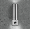 Luna GU10 Up/Down PIR Wall Light - IP54 316 Stainless Steel