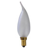 Candle Bent Tipped 35X110 25W SES D/L Frosted.